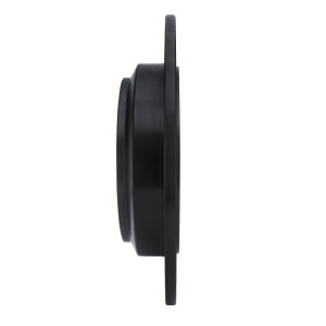 Honda Ridgeline Brake Rotor (1) - Rear Left - R1 Concepts - Drilled & Slotted - Black - `16-`25